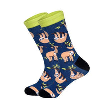 Load image into Gallery viewer, Sloth Sock Blue